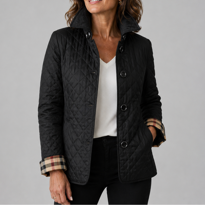 Womens Lightweight Quilted Jacket Casual Everyday Coat