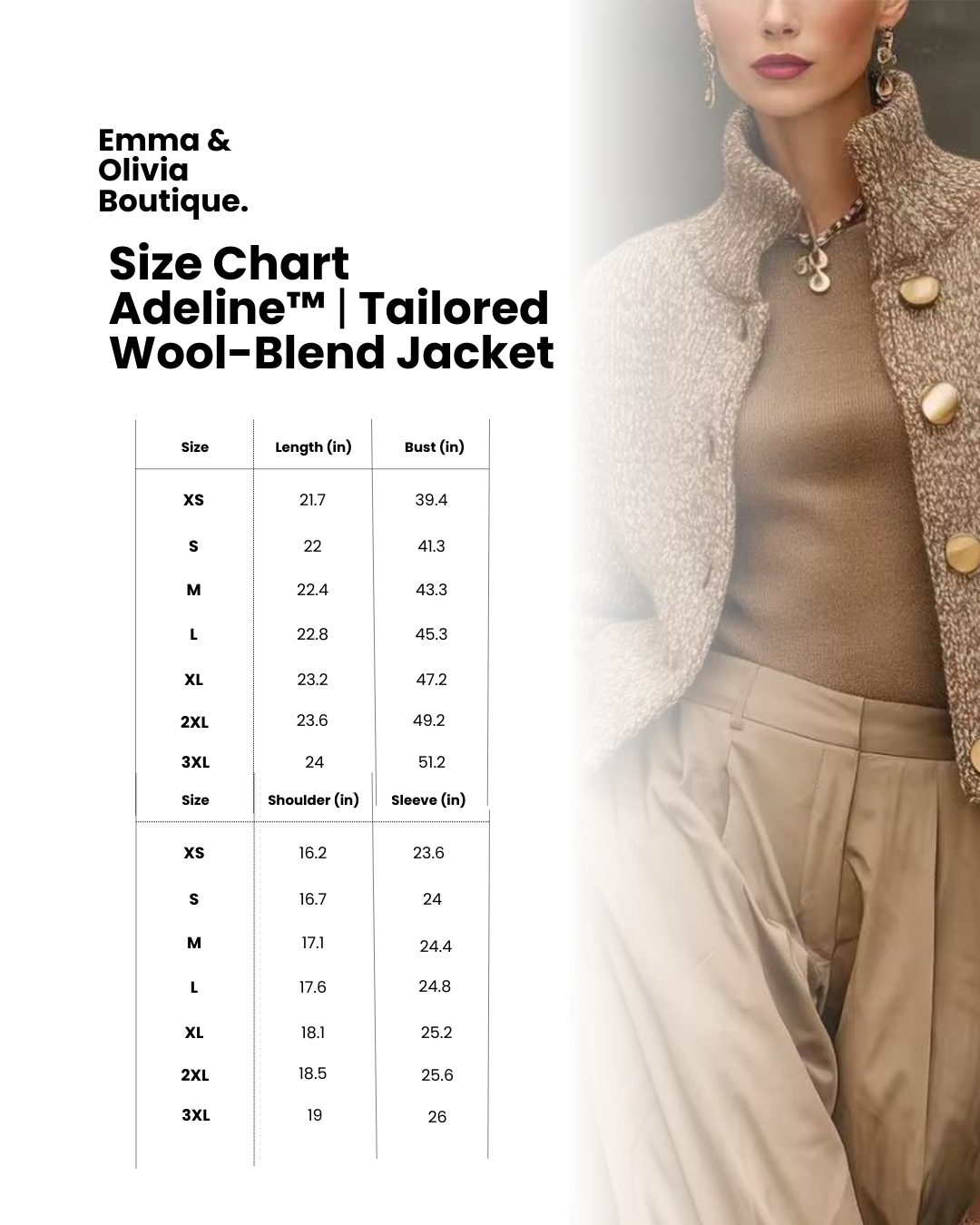 Womens Wool Blend Cropped Jacket Gold Button Cardigan