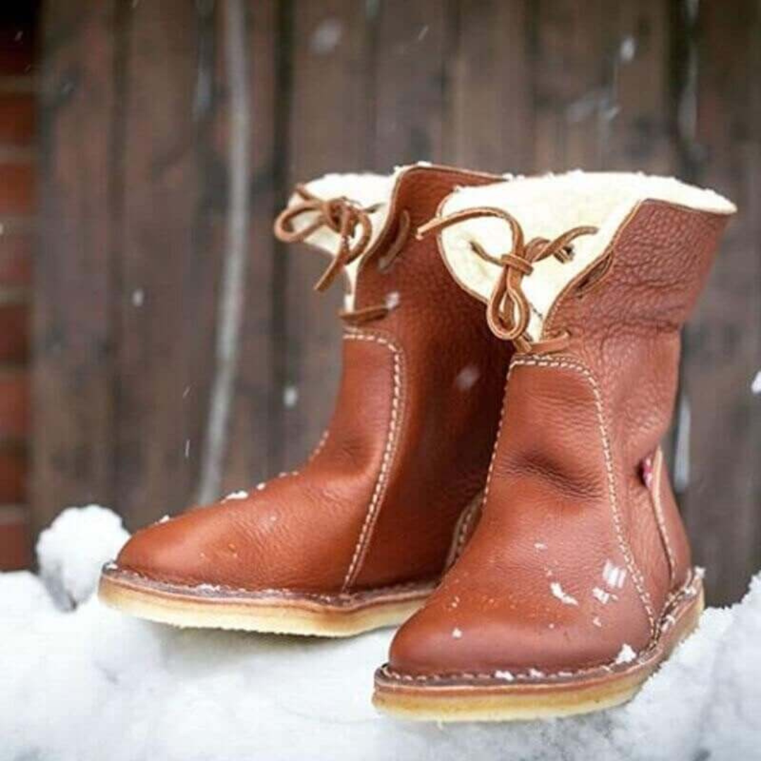 Chunky Lug Sole Tailored Boots for Women
