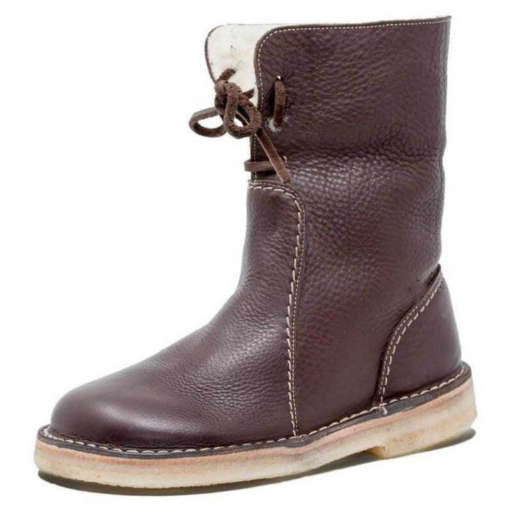 Chunky Lug Sole Tailored Boots for Women