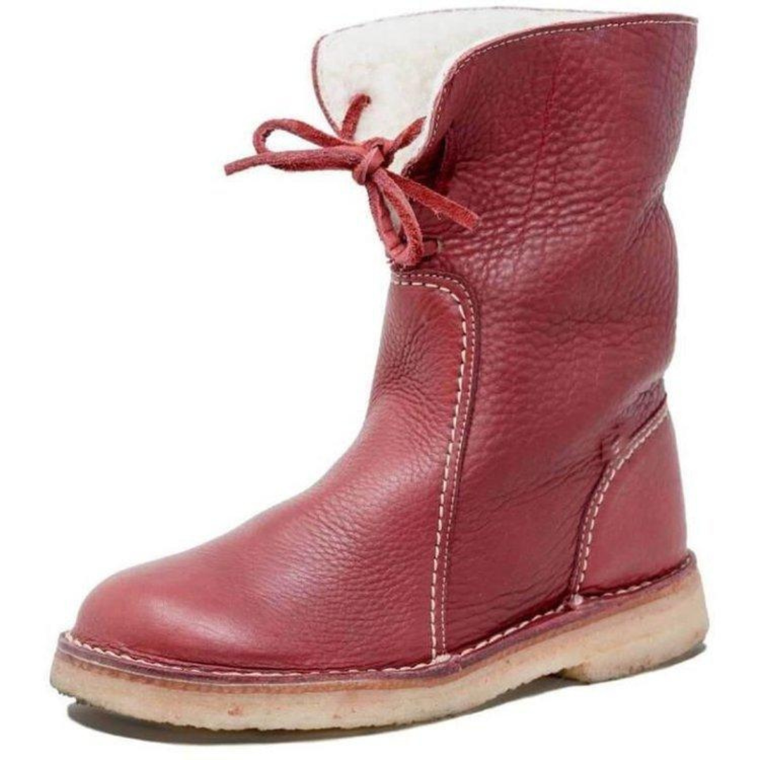 Chunky Lug Sole Tailored Boots for Women
