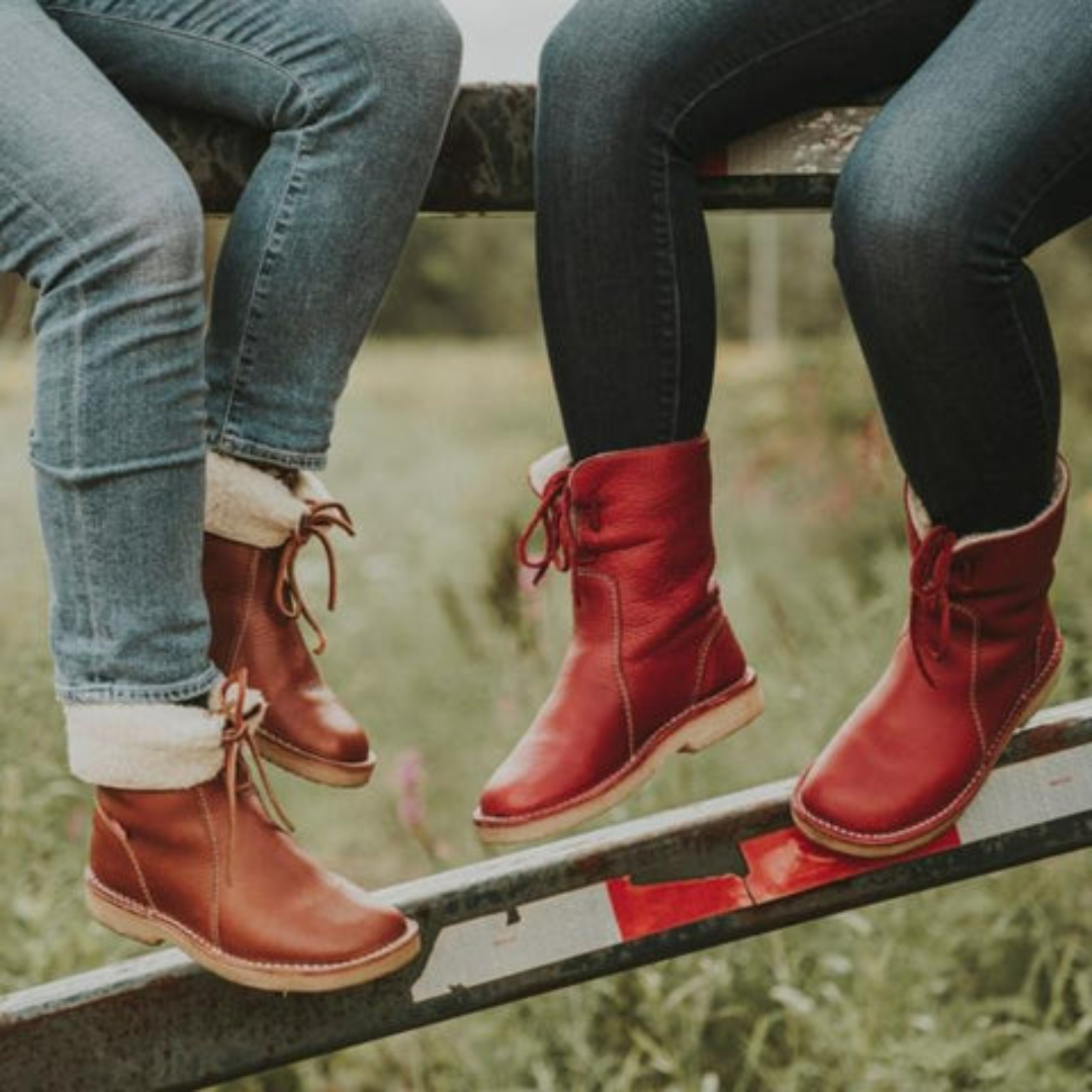 Chunky Lug Sole Tailored Boots for Women