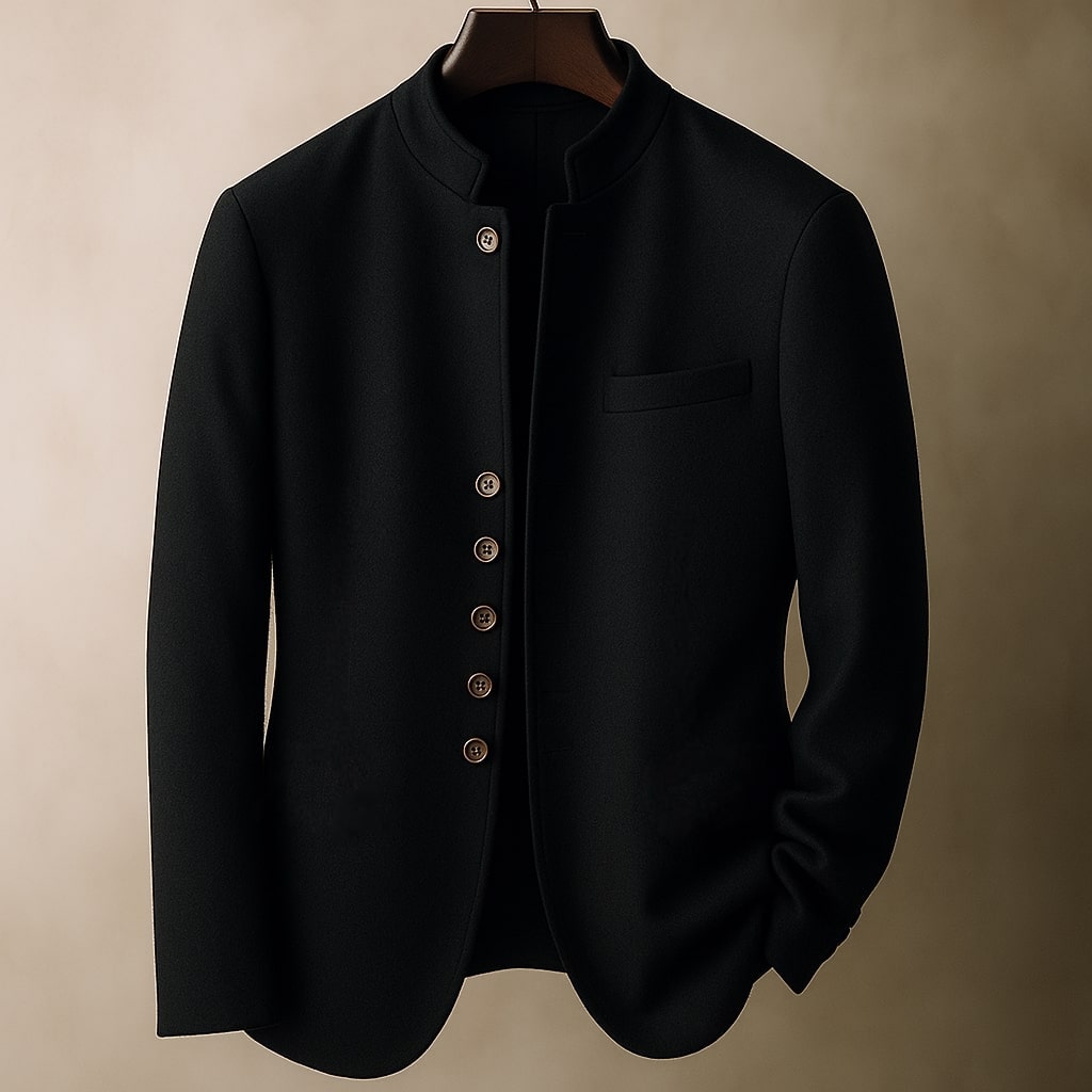 Fit and Flare High Neck Longline Wool Coat Women