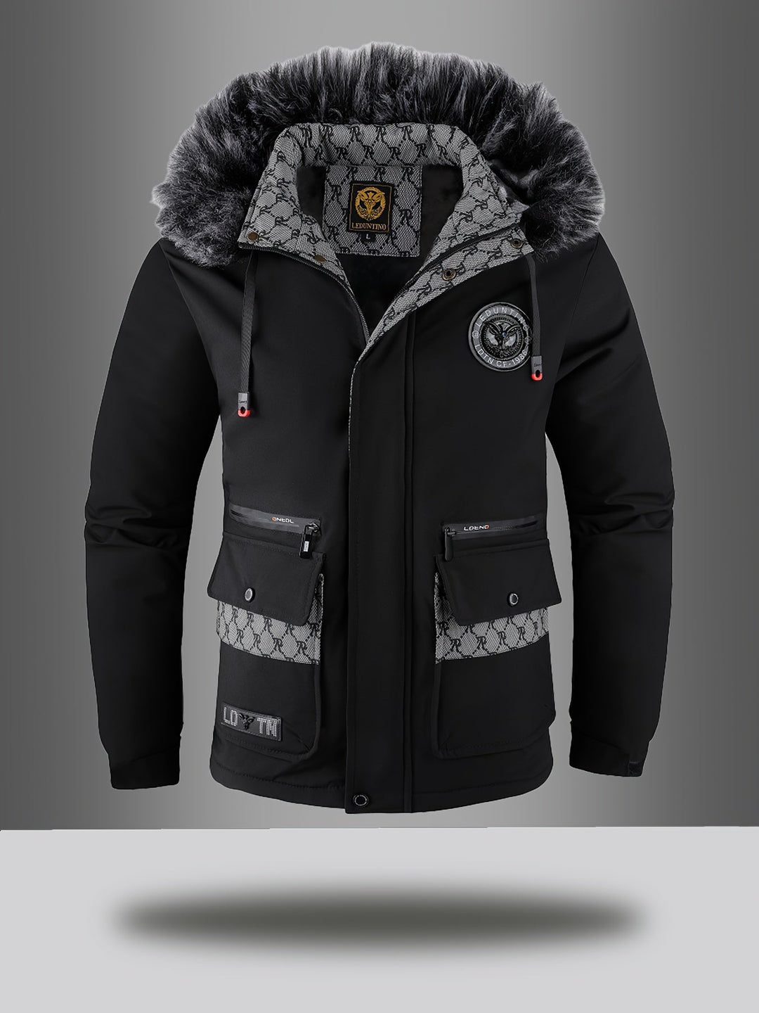 Mens Hooded Longline Coat Sleek Everyday Outerwear