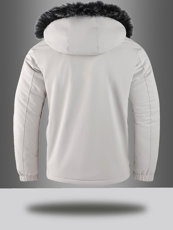 Mens Hooded Longline Coat Sleek Everyday Outerwear
