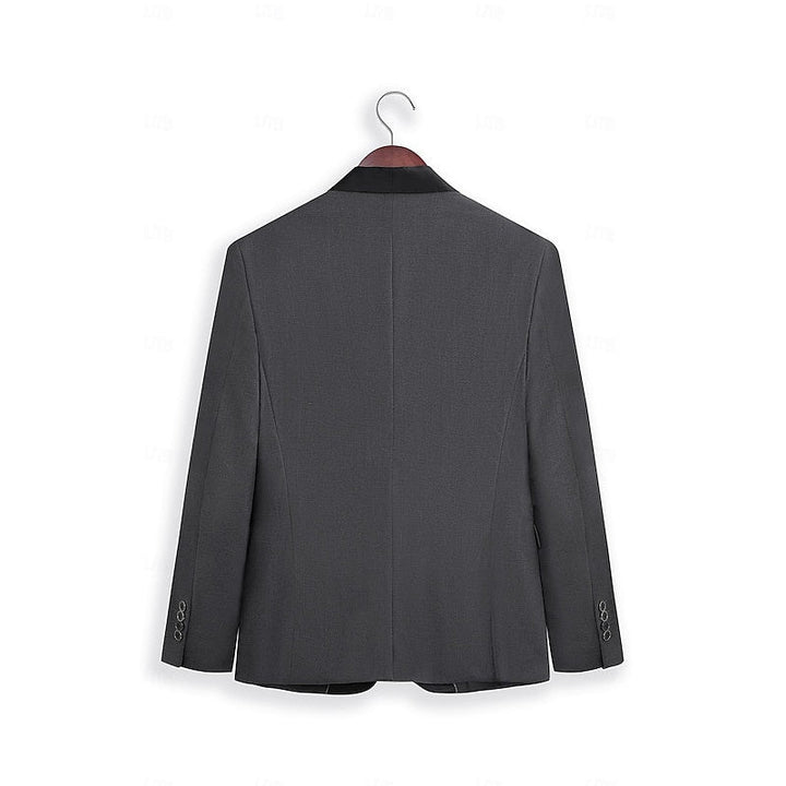 Mens Straight Leg Tailored Suit Modern Fit