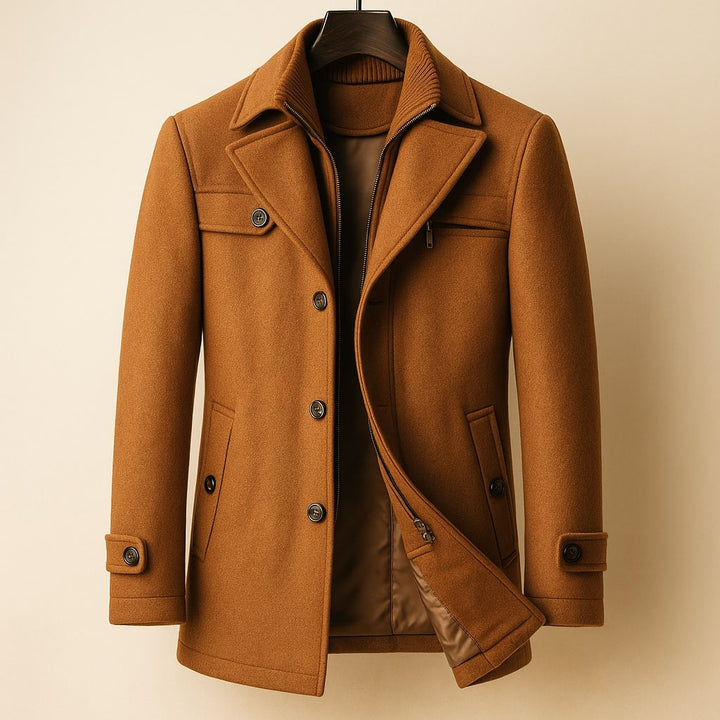 Relaxed Fit and Flare Longline Coat Women