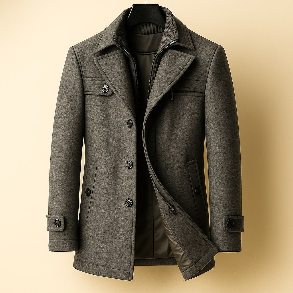 Relaxed Fit and Flare Longline Coat Women
