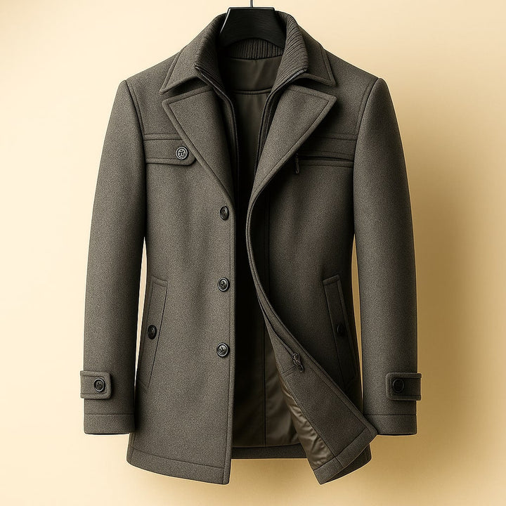 Relaxed Fit and Flare Longline Coat Women