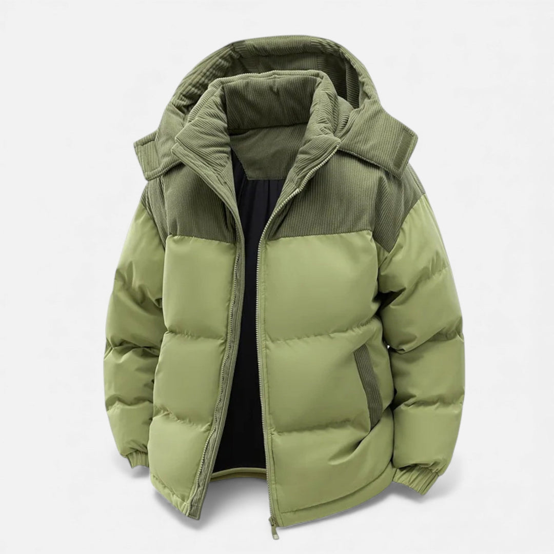 Mens Hooded Heritage Longline Wool Coat