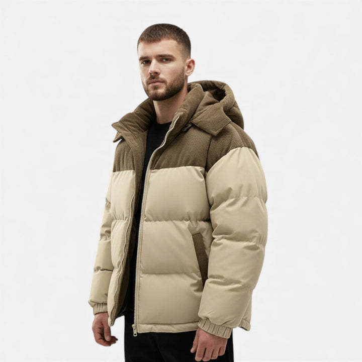 Mens Hooded Heritage Longline Wool Coat