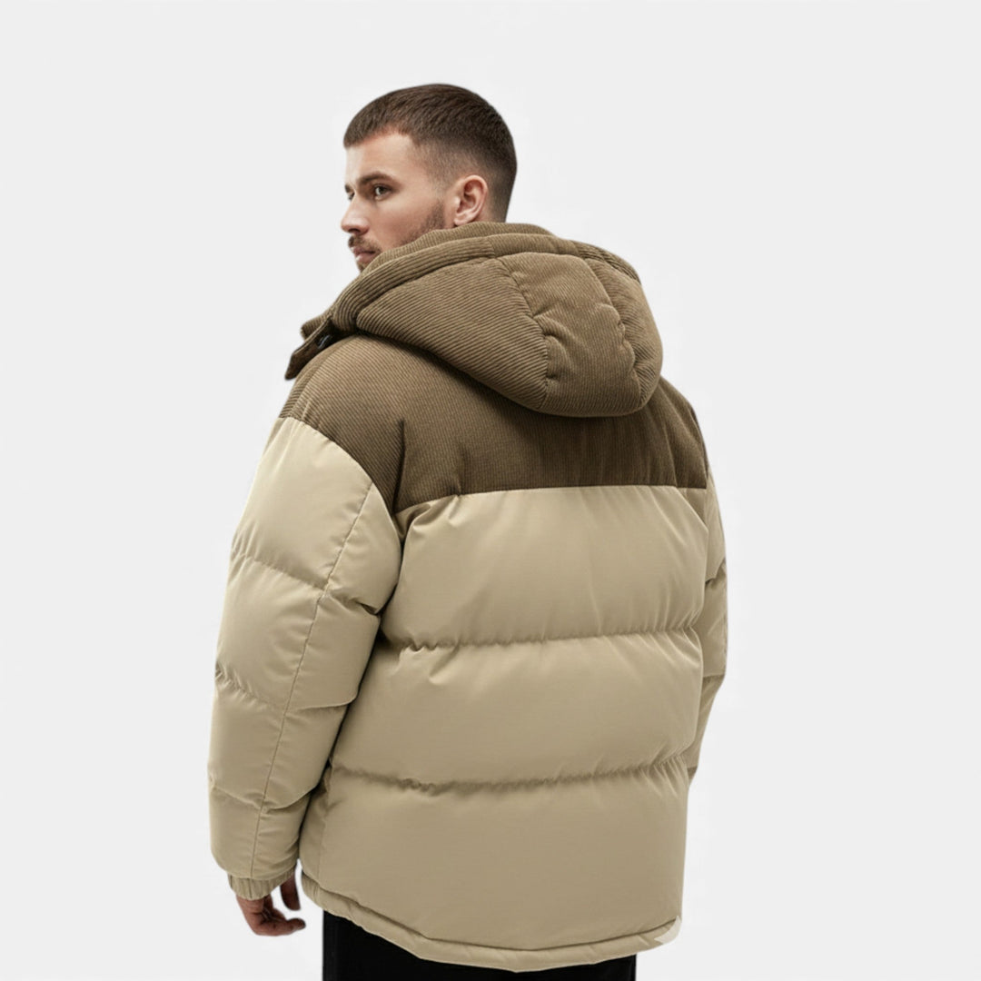 Mens Hooded Heritage Longline Wool Coat