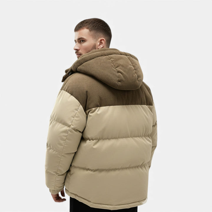 Mens Hooded Heritage Longline Wool Coat