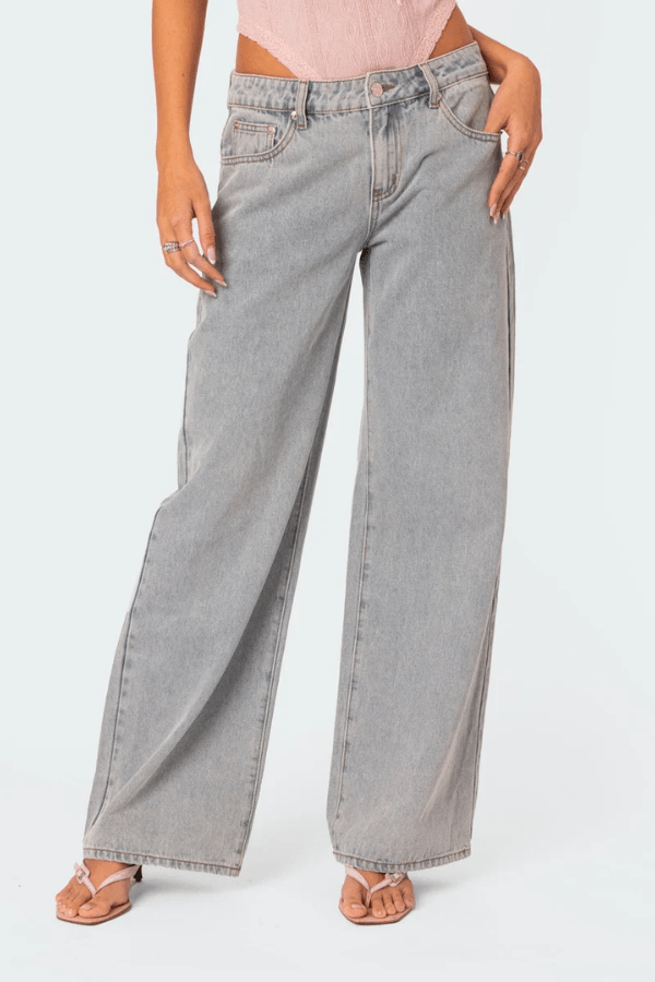 Longline Wide Leg Trousers Polished Tailored Womens