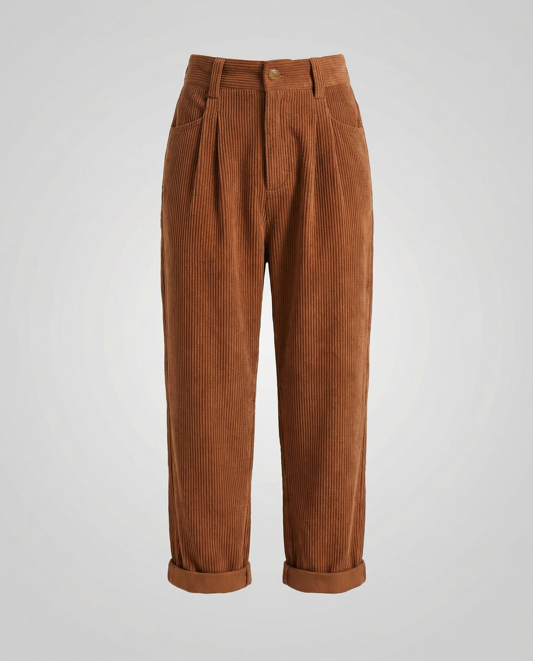 Ribbed Straight Leg Trousers Women Heritage Cut
