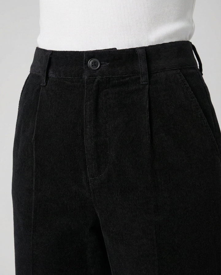 Ribbed Straight Leg Trousers Women Heritage Cut