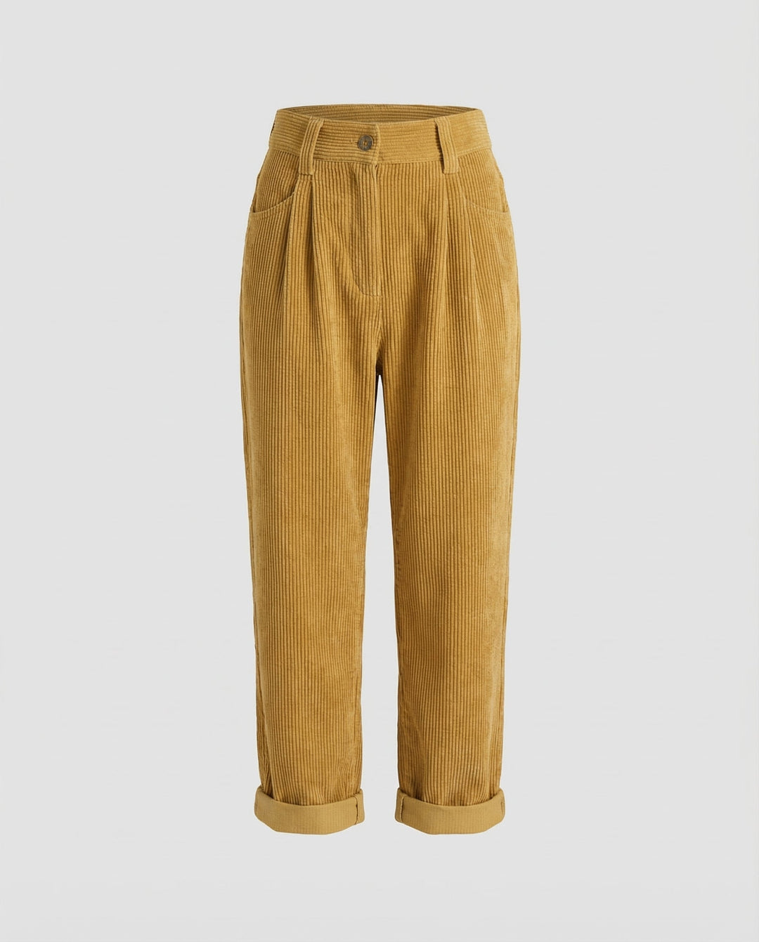 Ribbed Straight Leg Trousers Women Heritage Cut
