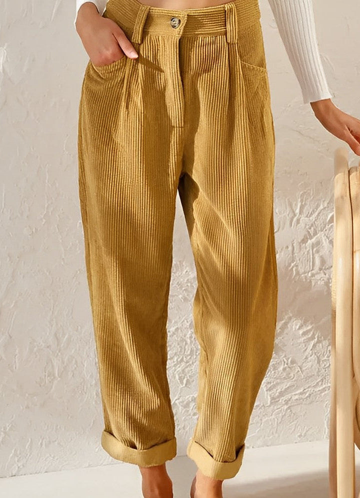 Womens Straight Leg Oversized Wide Trousers