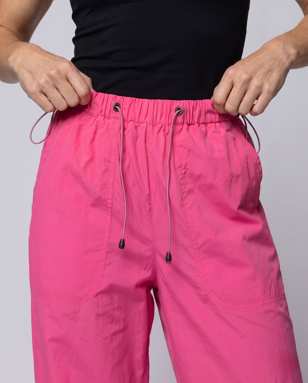 Wide Leg Cargo Trousers Relaxed Fit Women