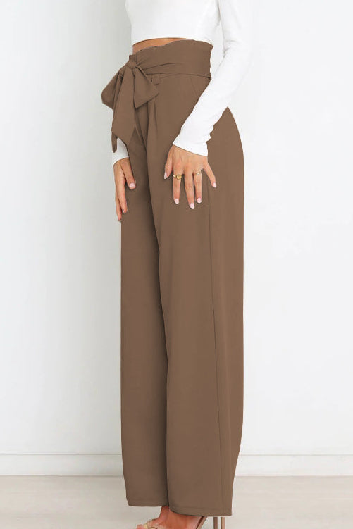Wide Leg Trousers Slim Fit Womens Dress Pants