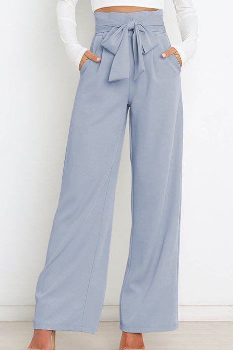 Wide Leg Trousers Slim Fit Womens Dress Pants