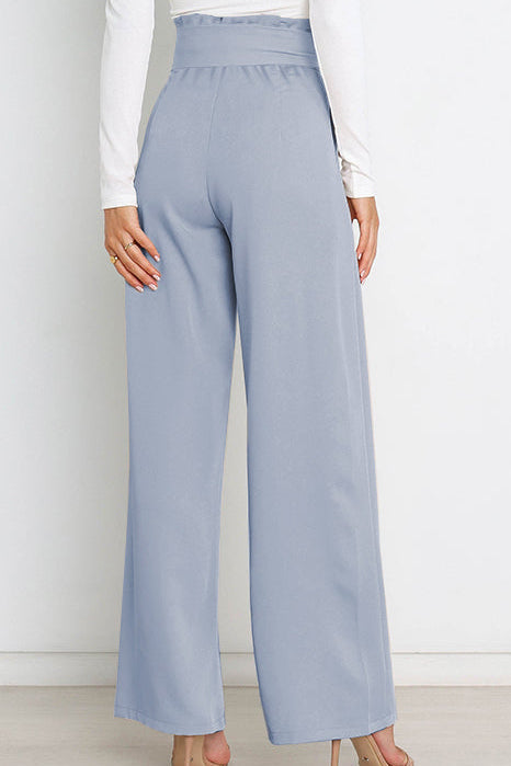 Wide Leg Trousers Slim Fit Womens Dress Pants