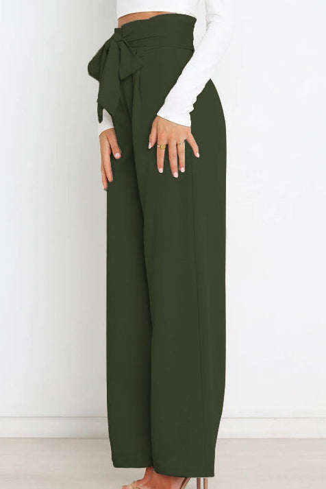 Wide Leg Trousers Slim Fit Womens Dress Pants