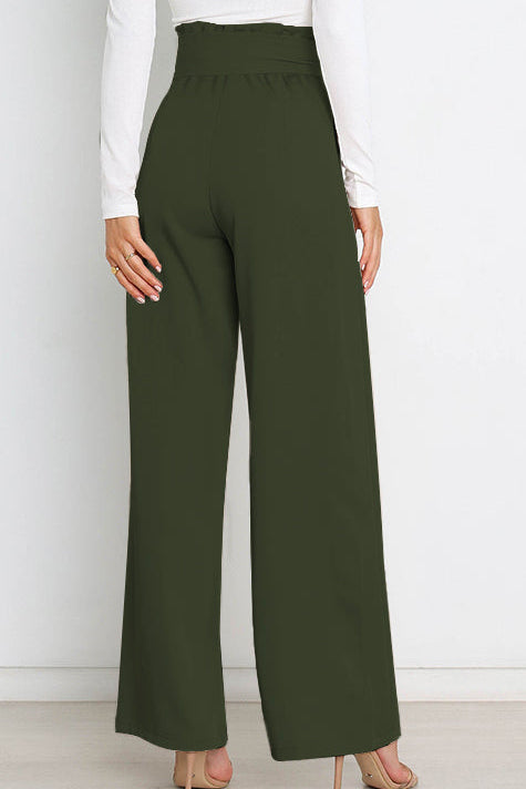 Wide Leg Trousers Slim Fit Womens Dress Pants