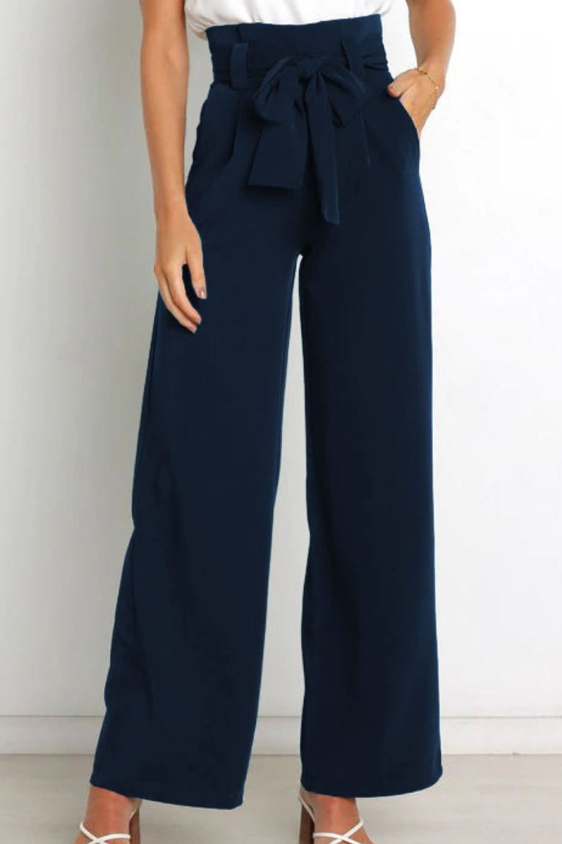 Wide Leg Trousers Slim Fit Womens Dress Pants