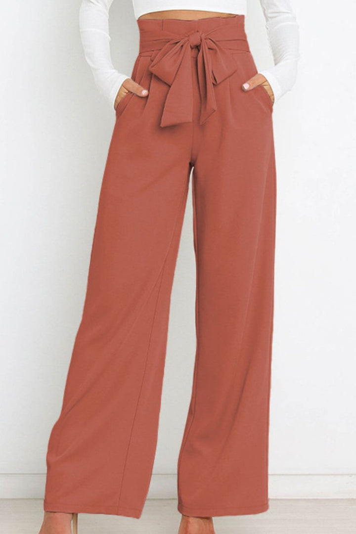 Wide Leg Trousers Slim Fit Womens Dress Pants