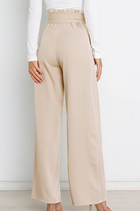Wide Leg Trousers Slim Fit Womens Dress Pants