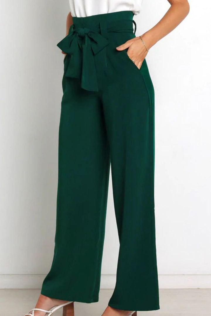 Wide Leg Trousers Slim Fit Womens Dress Pants