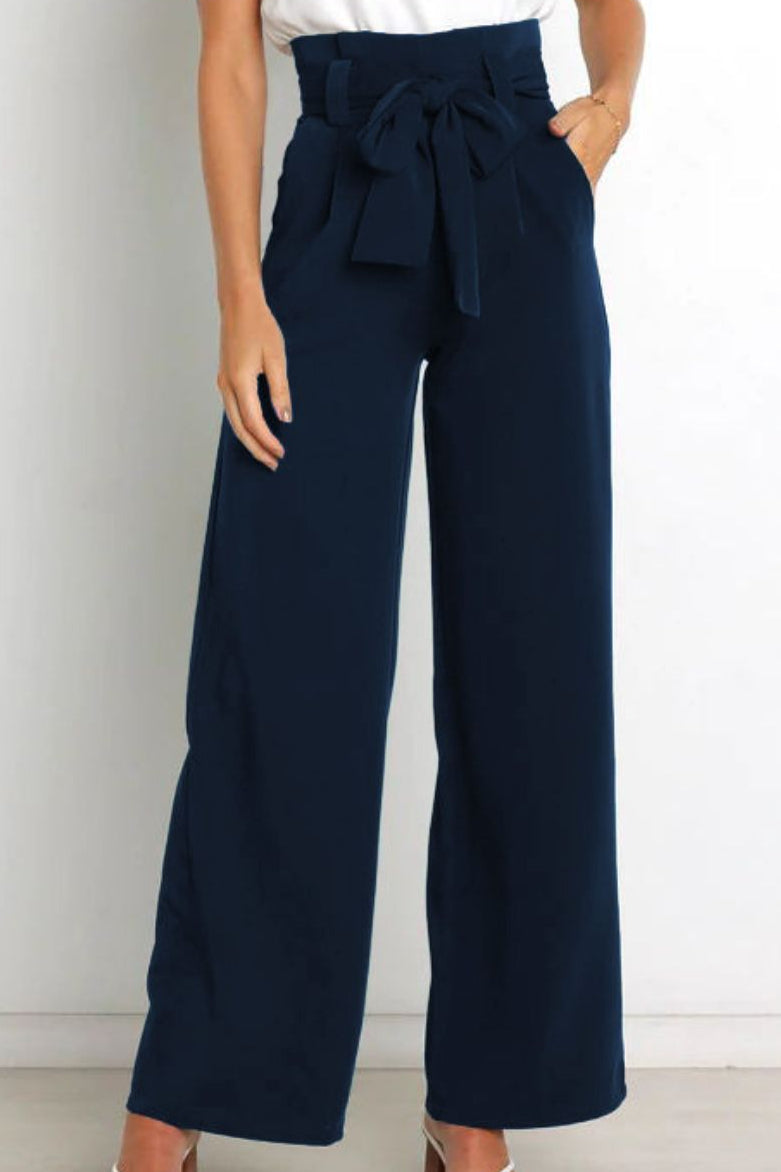 Wide Leg Trousers Slim Fit Womens Dress Pants