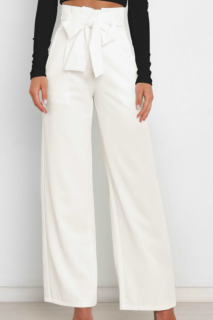 Wide Leg Trousers Slim Fit Womens Dress Pants