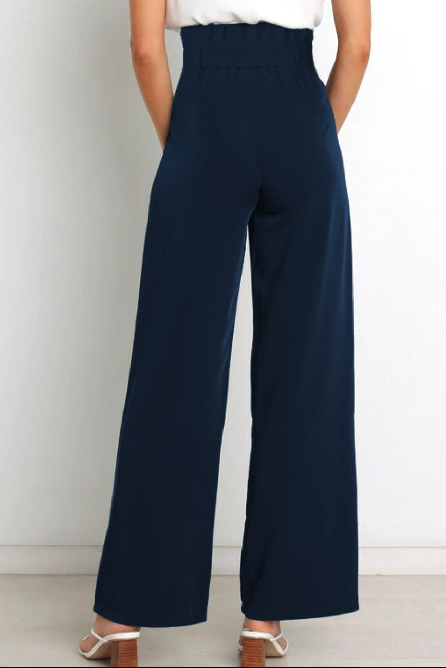 Wide Leg Trousers Slim Fit Womens Dress Pants