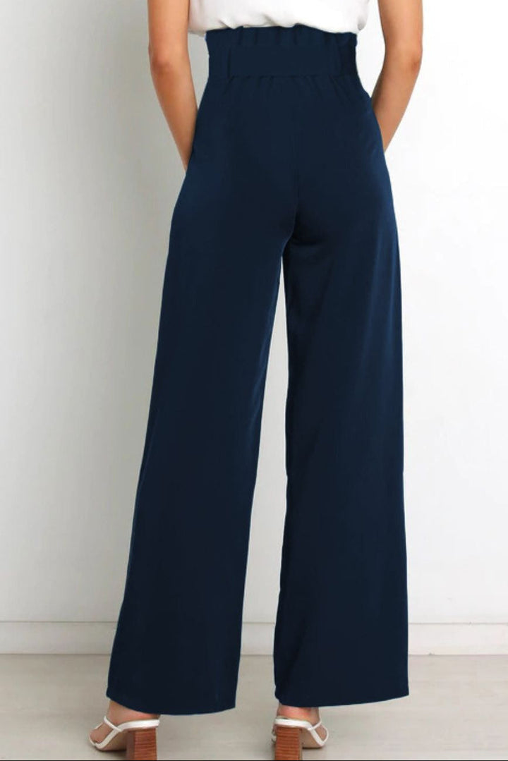 Wide Leg Trousers Slim Fit Womens Dress Pants