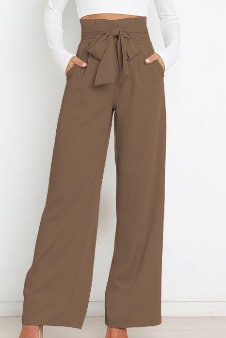 Wide Leg Trousers Slim Fit Womens Dress Pants