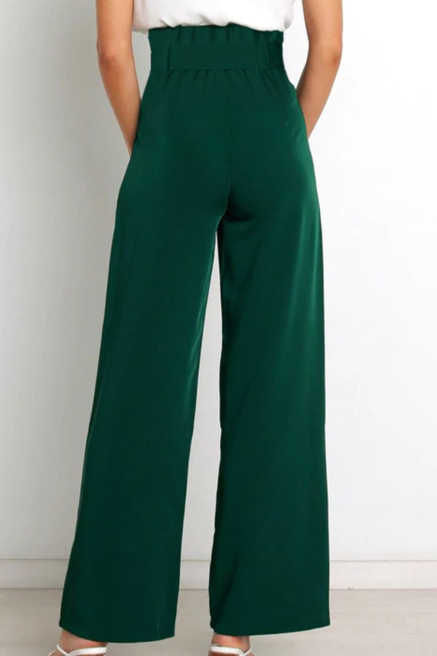Wide Leg Trousers Slim Fit Womens Dress Pants