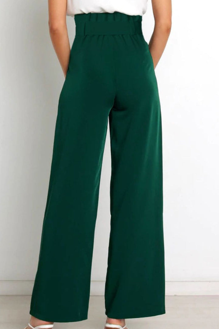 Wide Leg Trousers Slim Fit Womens Dress Pants