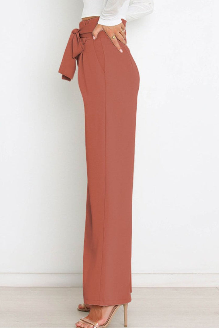 Wide Leg Trousers Slim Fit Womens Dress Pants