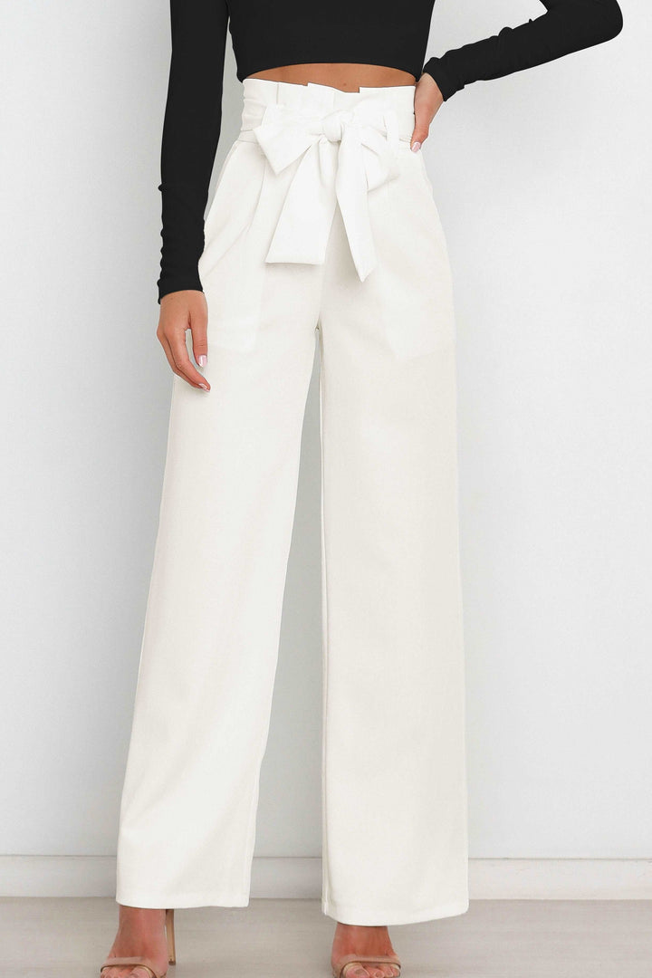 Wide Leg Trousers Slim Fit Womens Dress Pants