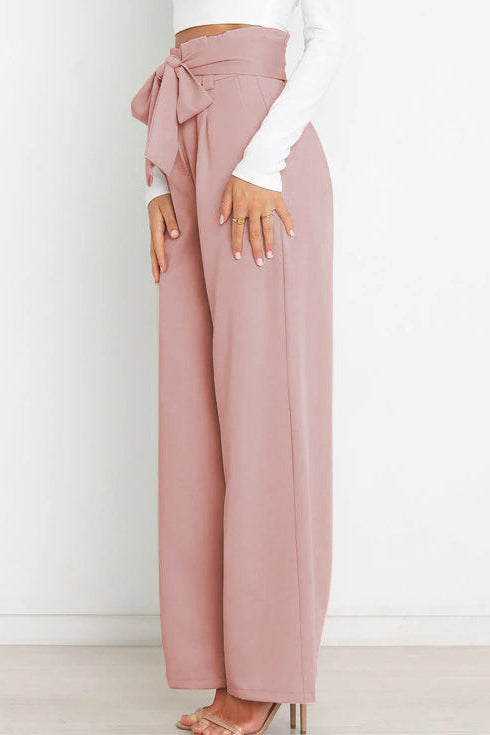 Wide Leg Trousers Slim Fit Womens Dress Pants