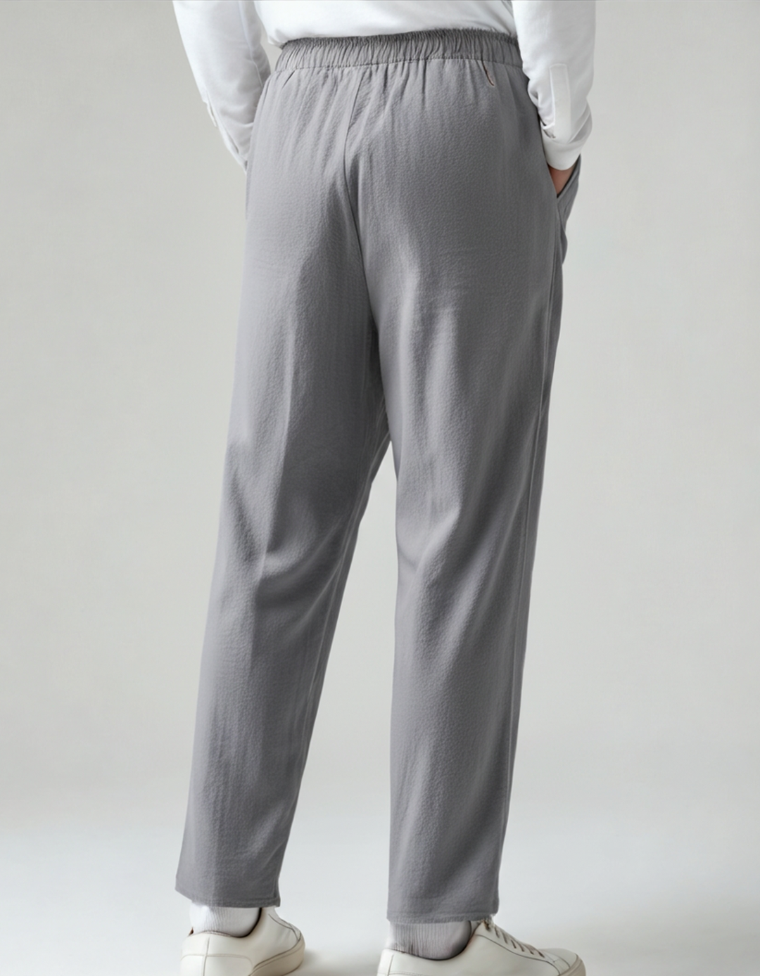 Wide Leg Straight Trousers Classic Tailored Fit Women