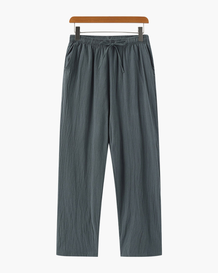 Wide Leg Straight Trousers Classic Tailored Fit Women