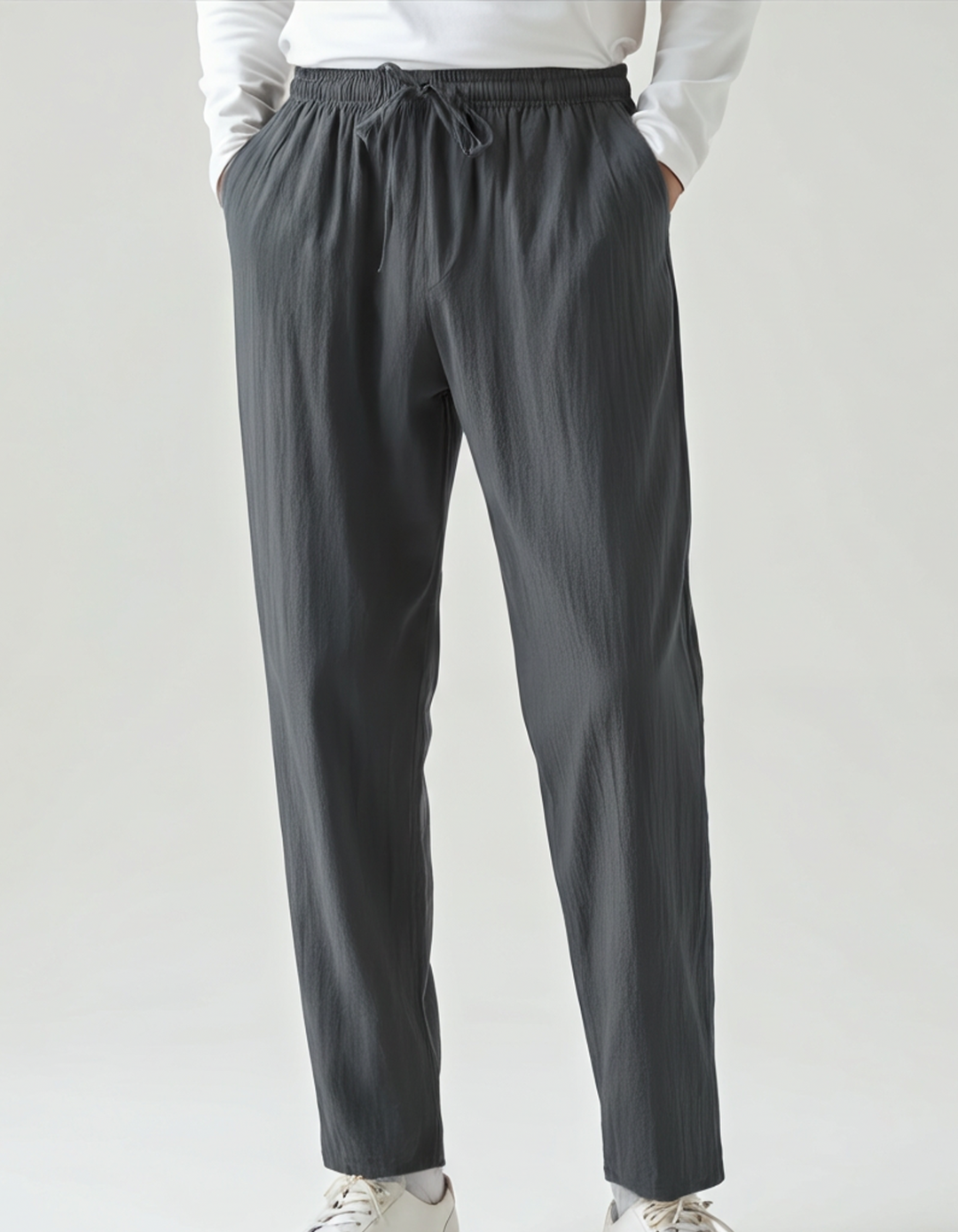 Wide Leg Straight Trousers Classic Tailored Fit Women