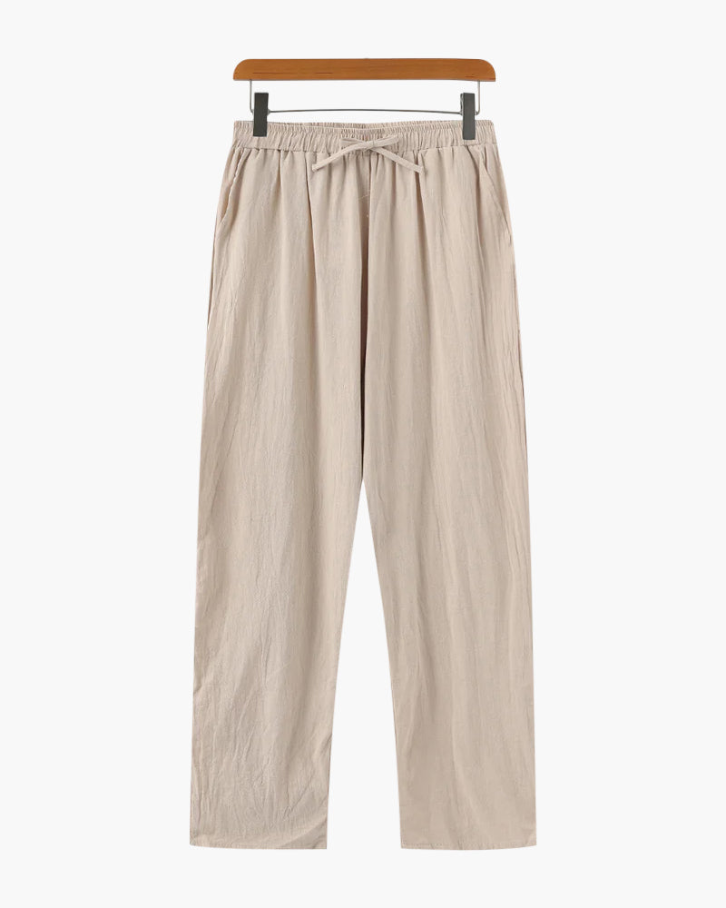 Wide Leg Straight Trousers Classic Tailored Fit Women