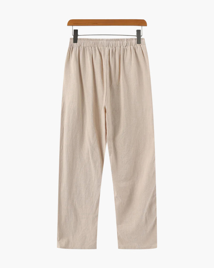 Wide Leg Straight Trousers Classic Tailored Fit Women