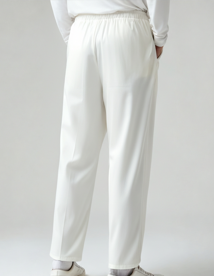 Wide Leg Straight Trousers Classic Tailored Fit Women