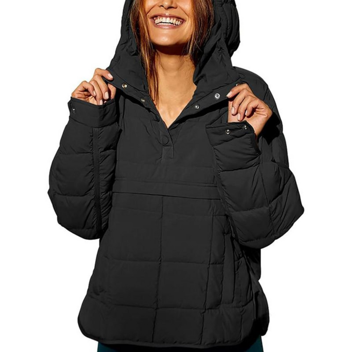 Womens Wrap Hooded Longline Oversized Coat