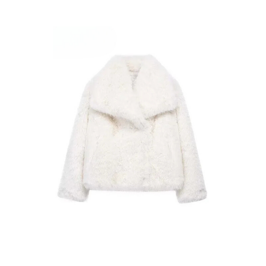 Womens Wrap Notch Lapel Longline Oversized Coat